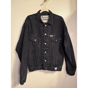 VTG Georges Marciano Guess American Cut Denim Jean Jacket Men’s Size L
